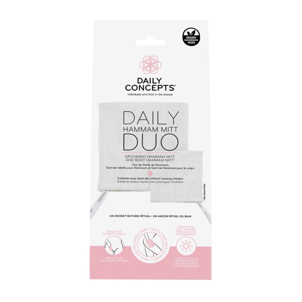 DAILY HAMMAM MITT DUO - DAILY CONCEPTS